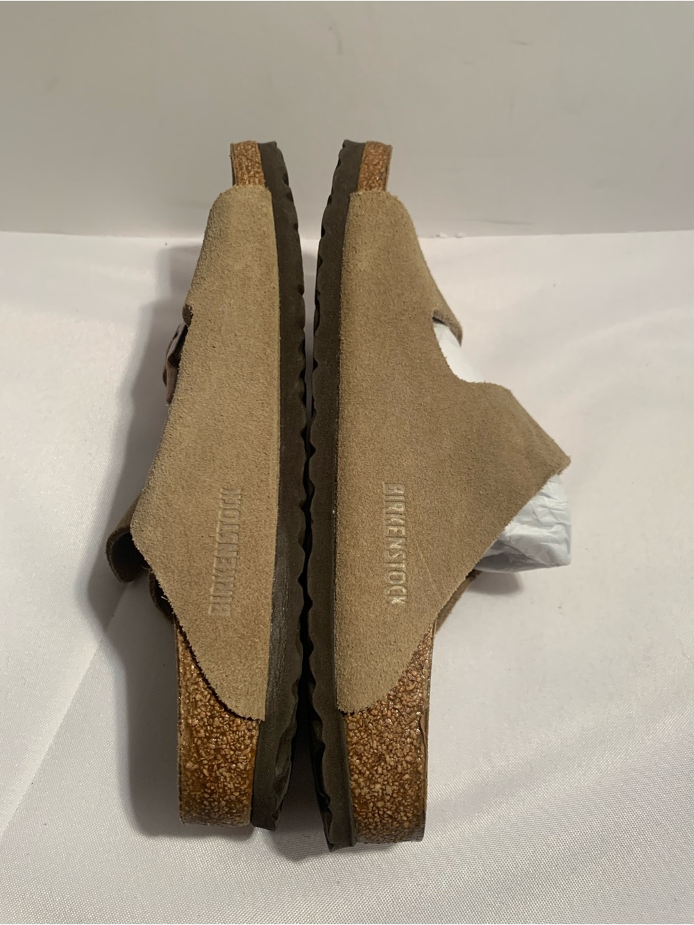 Birkenstock Arizona Double Buckle Suede Slide Sandals -woman size 8 - Picture 6 of 9